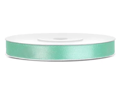 Zdjęcie produktu dla Tasiemka satynowa, mięta, 6mm/25m