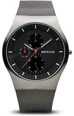 Produktbild von BERING Classic Herren Multifunktionsuhr silber/schwarz 11942-372