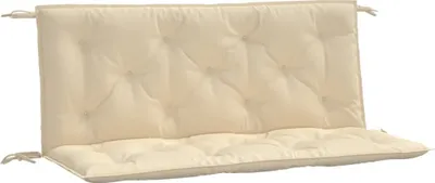 Obrázok produktu pre vidaXL Kryty záhradných lavičiek 2 ks. Béžová látka Oxford 120x50x7 cm
