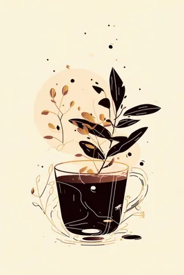 Produktbild von Plakat 20x30cm Herbsttopf