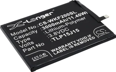 Produktbild von TECHTEK Akku Kompatibel mit [Wiko] FEVER, Fever 4G Ersetzt TLP15J15, für TLP15J30, für TLP15L27, für TLP16F14