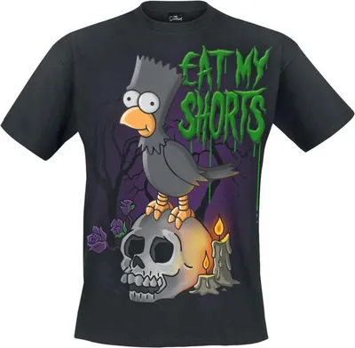 Produktbild von Die Simpsons T-Shirt Herren Bart Raven schwarz M