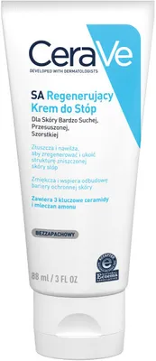 Obrázek produktu pro Cerave SA Regenerační krém na nohy 88ml - Dlouhodobý!