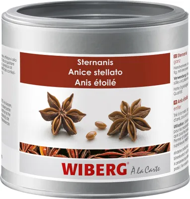 Produktbild von Sternanis ganz ca. 95g 470ml von Wiberg