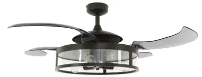 Obrázek produktu pro Stropní ventilátor Fanaway Classic Black 122 cm s osvětlením a dálkovým ovládáním