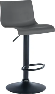 Produktbild von CLP Barhocker Branford höhenverstellbar und 360 drehbar grau Material Kunststoff