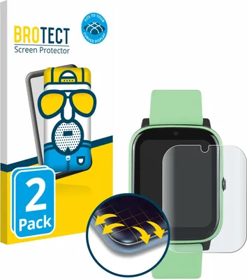 Produktbild von 2x BROTECT Fullscreen Schutzfolie für One2Track Connect NEXT Displayschutz Folie Fullcover Matt Entspiegelungsfolie