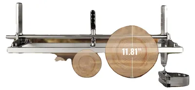 Zdjęcie produktu dla Piła łańcuchowa do obróbki drewna, stal ocynkowana, wymiary: 36 x 12,3 x 18,6 cala, długość prowadnicy: 14-36 cali, maksymalna grubość cięcia: 0,2-11,81 cala, waga netto: 13,2 funta