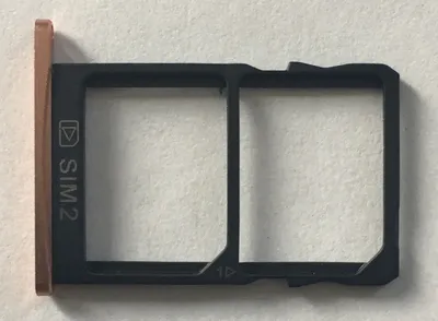 Produktbild von SIM Tray Simkartehalterung für Nokia 5 dual Sim white copper