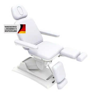 Produktbild von Kosmetikliege Therapieliege Tattooliege Elektrisch Höhenverstellbar "Beauty" WEIß