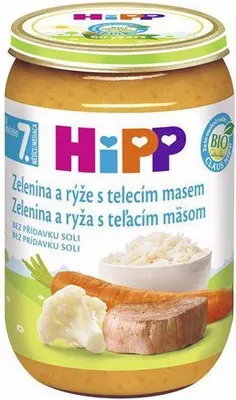 Immagine prodotto di HiPPzelenina s rýží a telecím masem 220 g