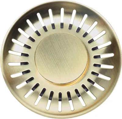 Produktbild von REGINOX R39281 Siebkorb NEW YORK Gold II, Handbetätigung / Edelstahl PVD-Beschichtung
