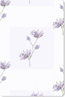 Produktbild von MuchoWow® Mauspad Mousepad Blumen - Lila - Muster 40x60 cm - Mousepads - Maus Mat - Pad - Mausunterlage - Schreibtisch Accesoire