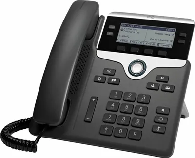 Produktbild von Cisco Third Party IP Phone CP-7841-3PCC-K9=: - SIP, 4 Line Keys - Unterstützte Plattformen: Asterisk, Broadsoft, Centile, Metaswitch