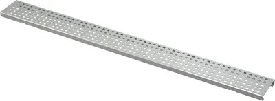 Produktbild von Alcadrain Rost für Entwässerungsrinne für Fassaden-und Terrassenentwässerung MW 8/8 Edelstahl 998 mm x 100 mm x 20 mm