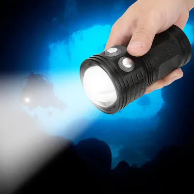Obrázok produktu pre QX3 400LM vodotesná LED baterka COB na použitie pod vodou do hĺbky 100 m – doplnkové osvetlenie pre fotografovanie, natáčanie a potápanie