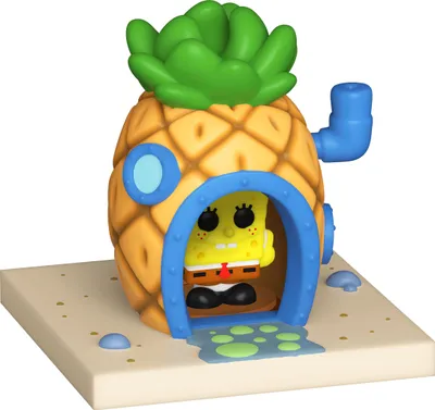 Produktbild von Spongebob Bitty POP! Town Vinyl Figur Spongebob at Home