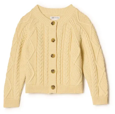 Produktbild von A. Essentials x Sofia Grainge Unisex Baby Fischer-Strickjacke Pullover, Butterge