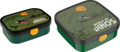 Produktbild von Mepal CAMPUS Brotdosen-Set mit Gabel Dino (2025)