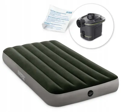 Produktbild von Intex 4903025525007 Luftmatratze Einzeln 191x99x25 cm mit Pumpe