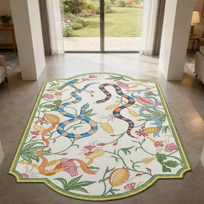 Obrázok produktu pre Conceptum Hypnose, kvalitný koberec, 100x150 cm, krémová farba, 100% polyester, protišmykový