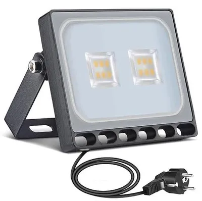 Zdjęcie produktu dla Reflektor LED zewnętrzny 10W 1000LM wodoodporny IP67 do ogrodu