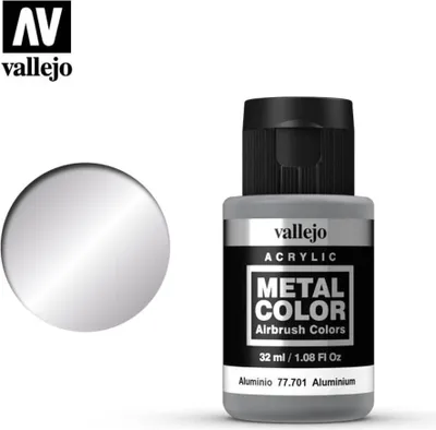 Produktbild von Vallejo 77.701, 32 ml, Aluminium, Metallisch, Metallisch, Flasche