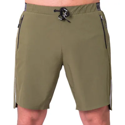 Produktbild von Herren Shorts mittellang mit Reißverschlusstaschen, 4-Wege-Stretch und schweißabweisend