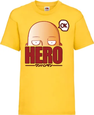 Immagine prodotto di Maglietta per bambini One manga Punch Anime Man 01, 7-8 Jahr - 128 , Jaune