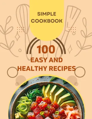 Produktbild von Kochbuch für einfache und gesunde Rezepte