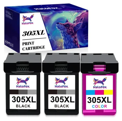 Produktbild von 3er 305XL Druckerpatronen für HP 305XL Multipack Envy Serie 6010 6020 6022 6030 6032 6052 6055 6058 6075 Pro Serie 6420 6422 6430 2820e