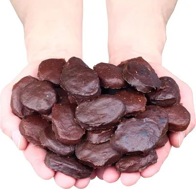 Productafbeelding van Hondensnoepjes, zachte rundvleeschips, Woof&Miau, 500g