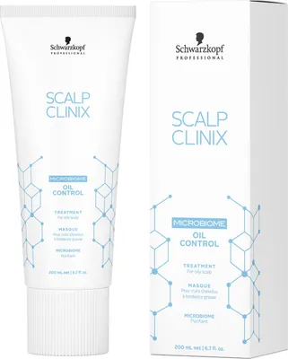 Produktbild von Schwarzkopf Scalp Clinix Oil Control Treatment 200ml for Oily Hair