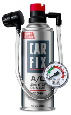 Zdjęcie produktu dla Gaz chłodniczy R134a do klimatyzacji samochodowej z manometrem