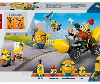 Immagine prodotto di LEGO I Minions E L'Auto Banana Cattivissimo Me 4 (75580) - Set Da Costruzione 136 Pezzi, 6+ Anni