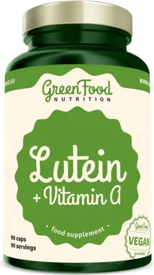 Produktbild von GreenFood Nutrition Lutein Vitamin A 90 kapslí