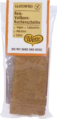 Produktbild von Reis-Vollkorn-Kuchenschnitte 60g