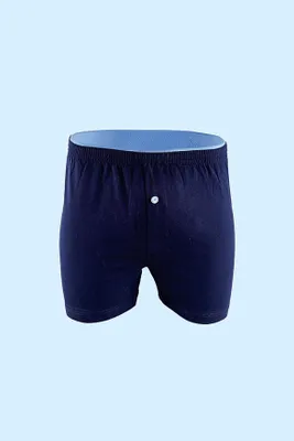 Produktbild von 6er Pack Herren Boxershorts Handtuch um die Hüfte mit Knöpfen Marineblau XL Unterhosen Baumwolle K-56