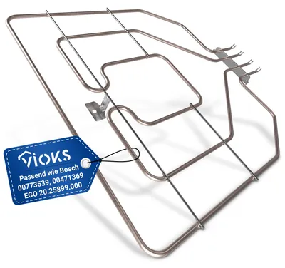 Produktbild von VIOKS Backofen Heizspirale 230V 2800W Ersatz für Bosch 00773539 00471369 – 20.25899.000