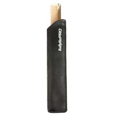 Produktbild von BaBylissPRO Professioneller Haarschneidekamm aus Gold-Edelstahl, 190 mm, ultradünn und leicht
