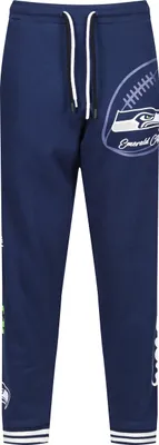 Produktbild von Recovered Jogginghose NFL Seahawks Emerald City mit gestreiften Bündchen Navy XL