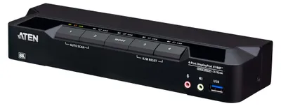 Produktbild von ATEN CS1924A 4-Port USB 3.0 8K DisplayPort KVM Switch