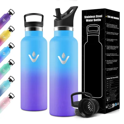 Obrázek produktu pro Nerezová láhev na pití o objemu 750 ml, s těsněním proti úniku, značky Motswedi, izolovaná, láhev na vodu