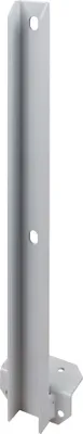 Produktbild von Lochplattenhalterung für Werkbank Rhino| Höhe 26cm | 1 Stück | Lichtgrau