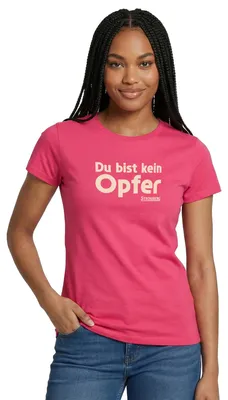 Produktbild von Spreadshirt Stromberg Mit Spruch Du Bist Kein Opfer Frauen T-Shirt, XXL, Azalea
