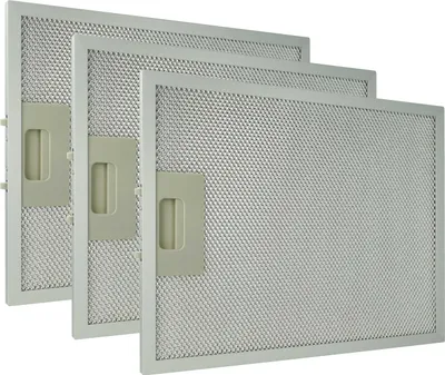Produktbild von vhbw 3x Filter Metallfettfilter Ersatz für Klarstein 10032230, 10031995 für Dunstabzugshaube, Aluminium