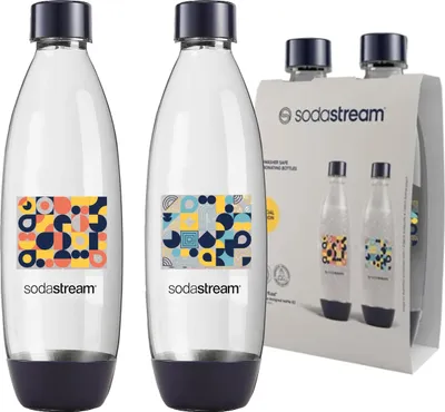Immagine prodotto di Bottiglia SodaStream FUSE. Bolla a mosaico. 2 pezzi. 1l