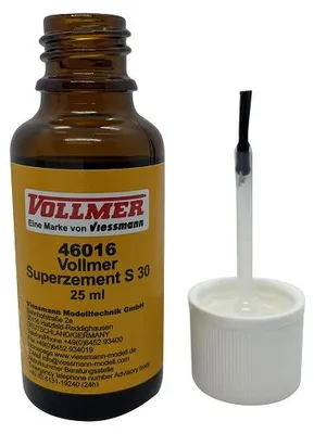 Produktbild von Vollmer 46016 - Vollmer Superzement S 30, 25ml / 21g - Neu
