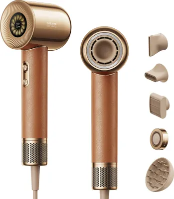 Obrázok produktu pre Dreame Hair Miracle, 130000 ot/min, 70 m/s, 55 m³/h, 57 dB, Zlato, Jednofarebné