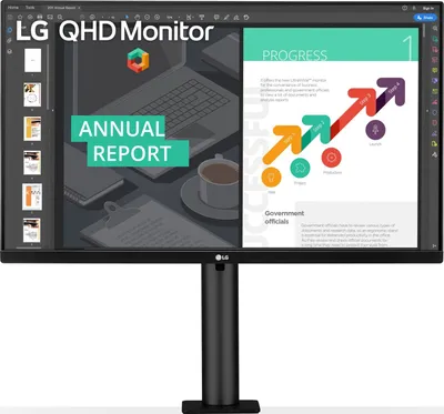 Produktbild von LG 27QN880P-B, 68,6 cm (27"), 2560 x 1440 Pixel, Quad HD, 5 ms, Schwarz